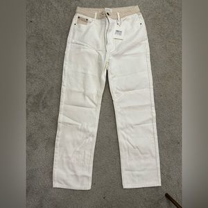 NWT DISSH Haigh Cream Denim